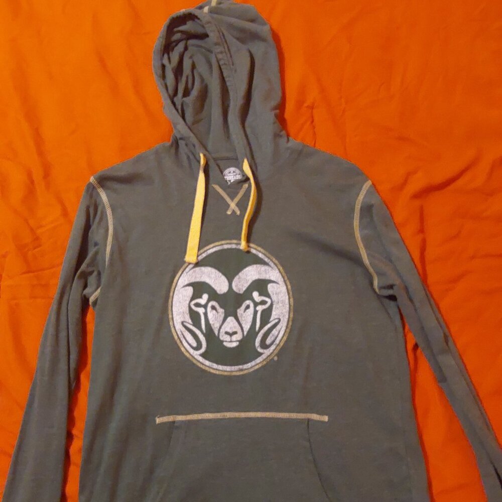 Colorado State Rams hoodie. Green. Size Medium.